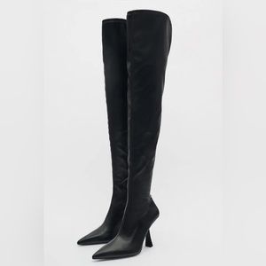 Zara Thigh High Boots 10
